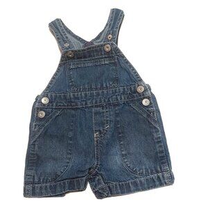 OSHKOSH Genuine Vestbak Bib Overalls Coveralls Infant Blue Denim 3 Months